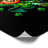 Poster Slam dunk Saint-Patrick Leprechaun irlandais (Coin)
