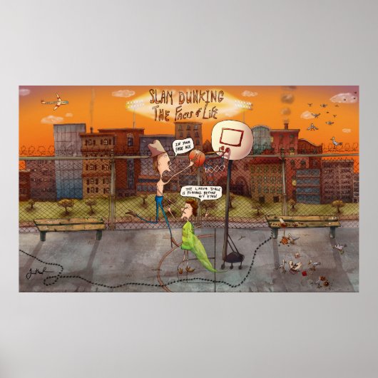 Poster Slam Dunking L'affiche des faits de la vie (Devant)