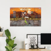 Poster Slam Dunking L'affiche des faits de la vie (Bureau à domicile)