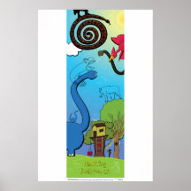 Poster - Slangen en dinosauriërs—oh mijn!