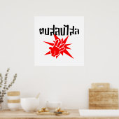 Poster Slap You Silly › Dop Salop Salai in Thai Script ♥ (Cuisine)