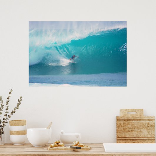 Poster Slater chez Pipeline Masters (Cuisine)