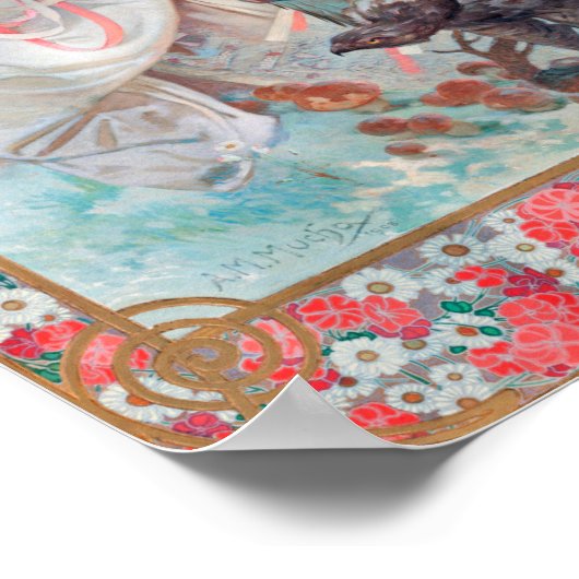 Poster Slavia, Mucha (Coin)