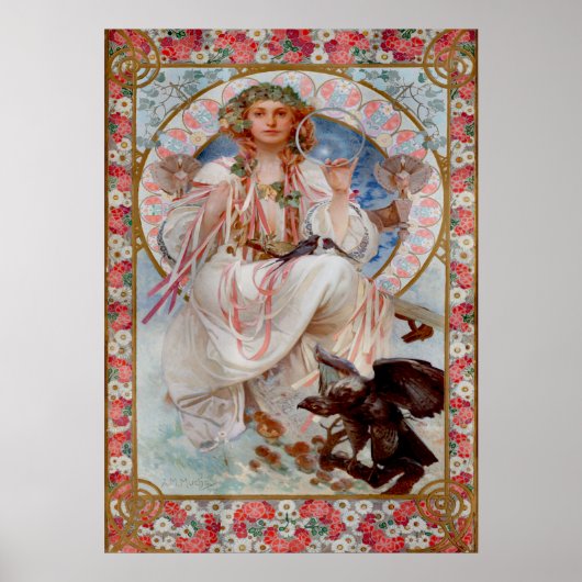Poster Slavia par Alphonse Mucha (Devant)