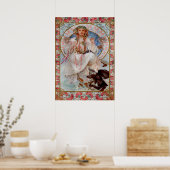 Poster Slavia par Alphonse Mucha (Cuisine)
