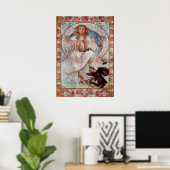 Poster Slavia par Alphonse Mucha (Bureau à domicile)