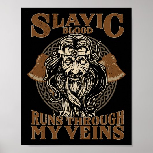 Poster Slavic Celestial Being Craftsmanship Pagan Slavs P (Devant)