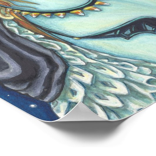 POSTER SLEEPER HOLLOW WITCH UNICORN OWL, HALLOWEEN IMAGIN (Coin)