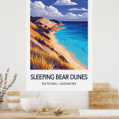 Poster Sleeping Bear Dunes National Lakeshore Travel (Cuisine)