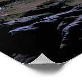 Poster "Sleeping Magma" - Portrait de femme volcanique (Coin)