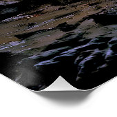 Poster "Sleeping Magma" - Portrait de femme volcanique (Coin)