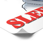 Poster Sleepy Donald – A Subtle Political Caricature (Coin)