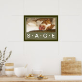 Poster Sleepy Girl (Cuisine)