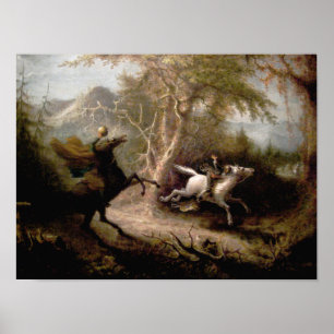 Poster Sleepy Hollow Headless Horseman Cadre Art