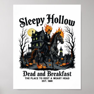 Poster Sleepy Hollow Horseman Halloween Saison Éffrayante