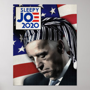 Poster Sleepy Joe Biden 2020 Election