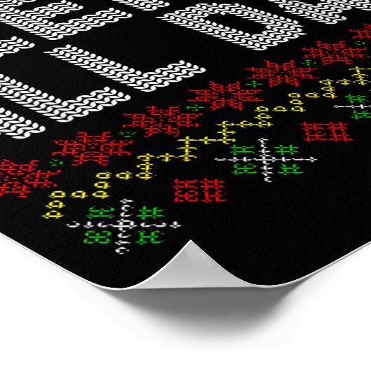 Poster Sleigh All Day Ugly Christmas Sweater Pattern Quot (Coin)