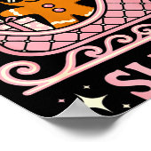 Poster Sleigh Girl Cute Cookie Christmas  (Coin)