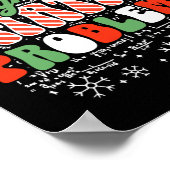 Poster Sleighing Math Problem Math Enseignant Noël (Coin)