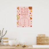 Poster Slice Slice Baby First Birthday Milestone (Cuisine)