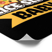 Poster Slice Slice Baby Funny Pizza Pun (Coin)