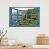 Poster Slide League Cliffs 6 Volet Ouvrir la fenêtre Post (Cuisine)