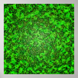Poster Slime vert