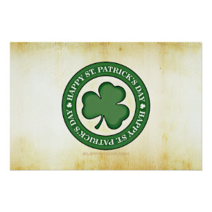 Poster SlipperyJoe fête la Saint Patrick's Day Iris
