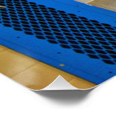 Poster SlipperyJoe homme musclé abs vestiaire pièce carre (Coin)