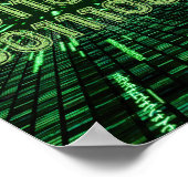 Poster SlipperyJoe's 69 code binaire dynamique ordinateur (Coin)