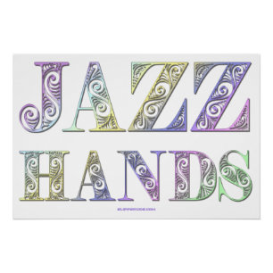 Poster SlipperyJoe's comédie musicale Broadway Jazz Hands