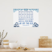 Poster SlipperyJoe's glace alcool vodka rhum cola whiskey (Cuisine)