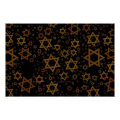 Poster SlipperyJoe's Happy Hanoukka multiples étoiles de  (Devant)