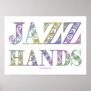Poster SlipperyJoe's Jazz Hands comédies musicales de Bro
