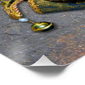 Poster SlipperyJoe's Mardi Gras Masque violet or vert bl (Coin)