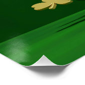 Poster SlipperyJoe's Saint Patrick's Day trèfle à trois f (Coin)