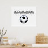Poster Slogan de la victoire au football (Cuisine)