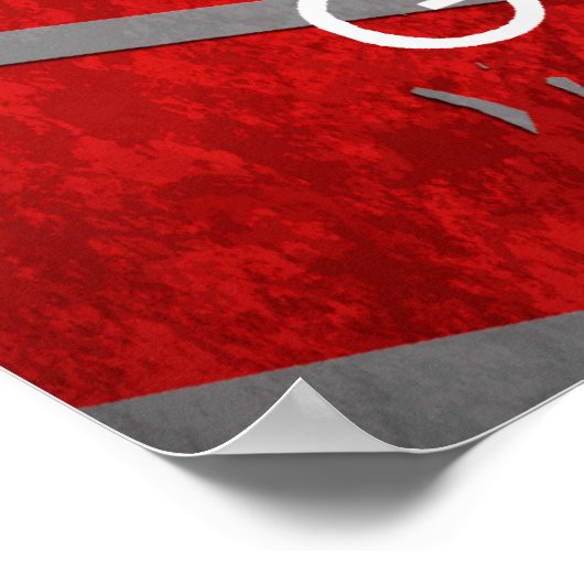 Poster Slogan de victoire TOP Track (Coin)