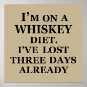 Poster slogan de whisky (Devant)