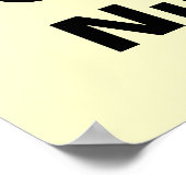 Poster Slogan drôle de santé et de sécurité (Coin)