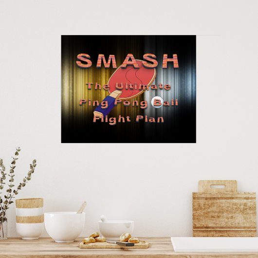 Poster Slogan Ping Ping TOP (Cuisine)