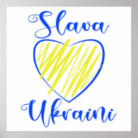 Slogan Slava La gloire ukrainienne au coeur de l'U