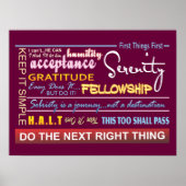 Poster slogans de rétablissement 17 (Devant)