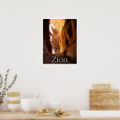 Poster Slot Canyon, Parc national de Sion, Utah (Cuisine)