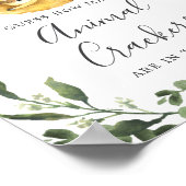 Poster Sloth Baby shower Devine Combien De Crackers Anima (Coin)