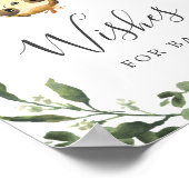 Poster Sloth Baby shower Wives For Baby Sign (Coin)