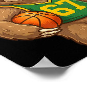 Poster Sloth Basketball 67 Gen Alpha Slang Srts Men Boys  (Coin)