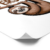 Poster Sloth dit que je ne suis pas une personne du matin (Coin)