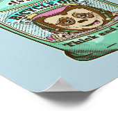 Poster Sloth Huile de vélo lente (Coin)