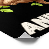 Poster Sloth Is My Spirit Animal - Lazy Napping Funny Slo (Coin)